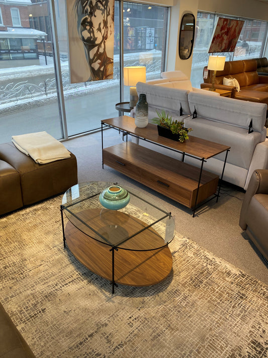 Collection Scandi Meuble  Télé & Table de centre Placage Noyer